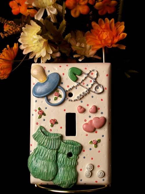 (image for) Baby Light Switch Plate 3D